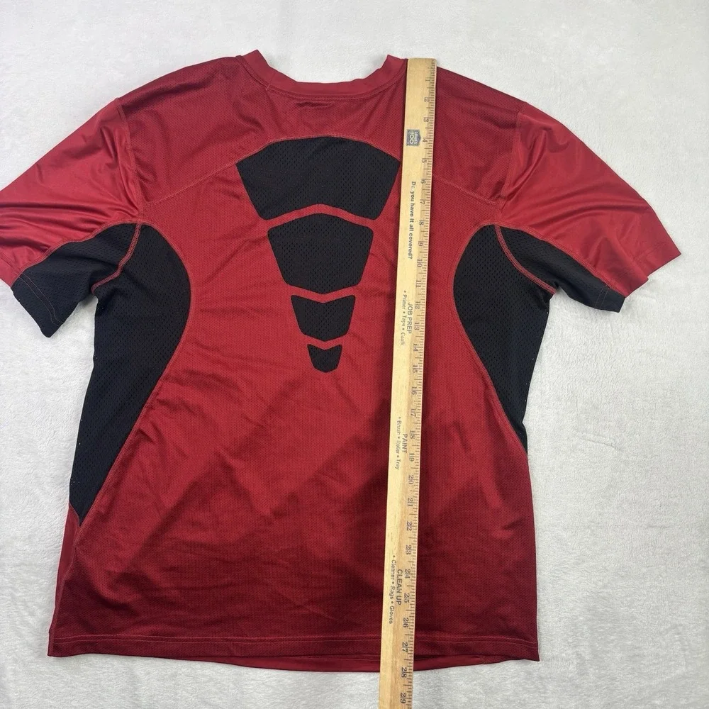 Nike Dri-Fit Stanford University Red Short Sleeve Activewear Shirt Men's XL